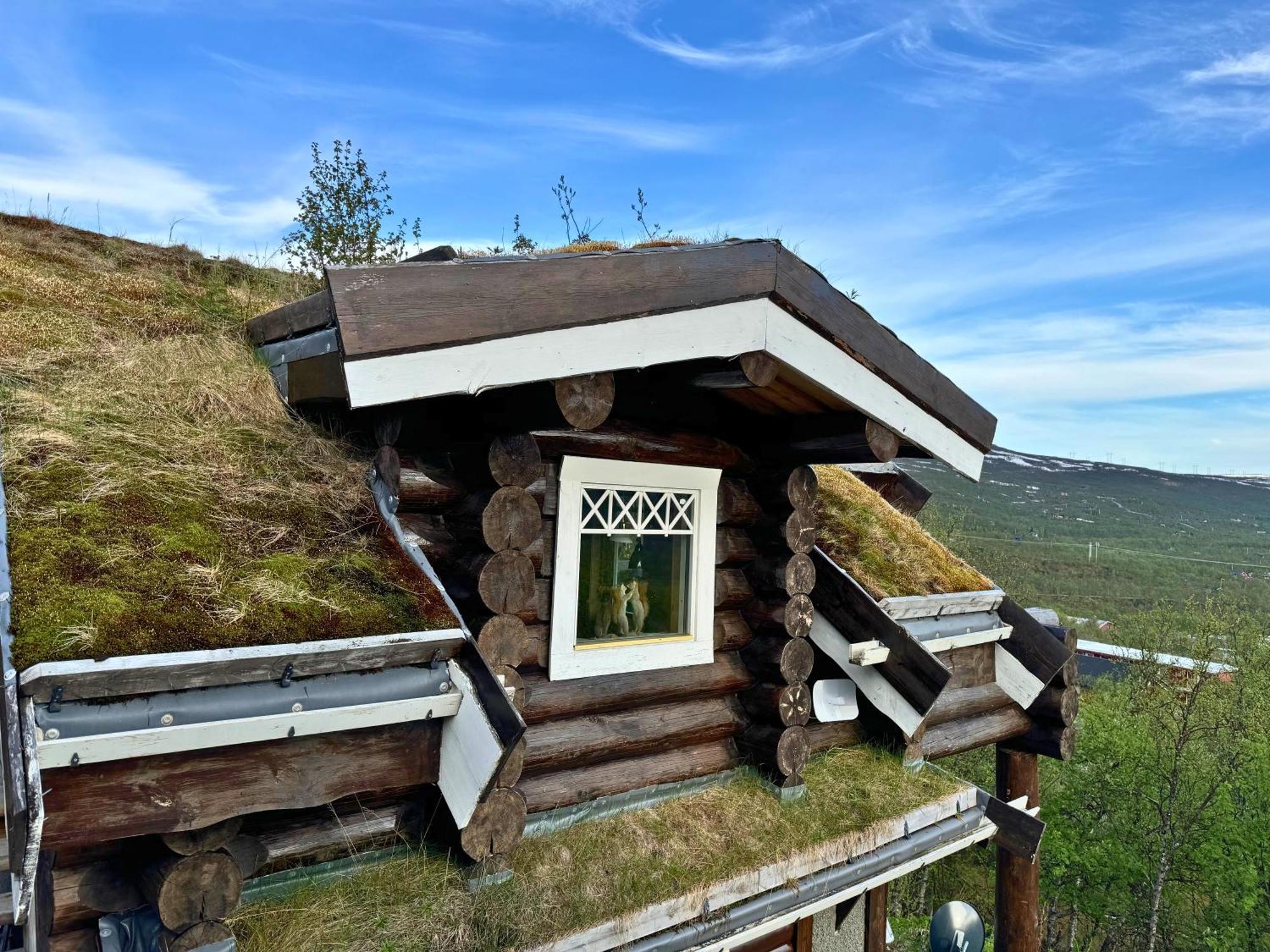 Unique Arctic Timber Cabin Skaidi Exterior photo